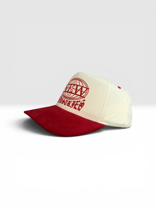 Globe series hat (Cherry Rush)