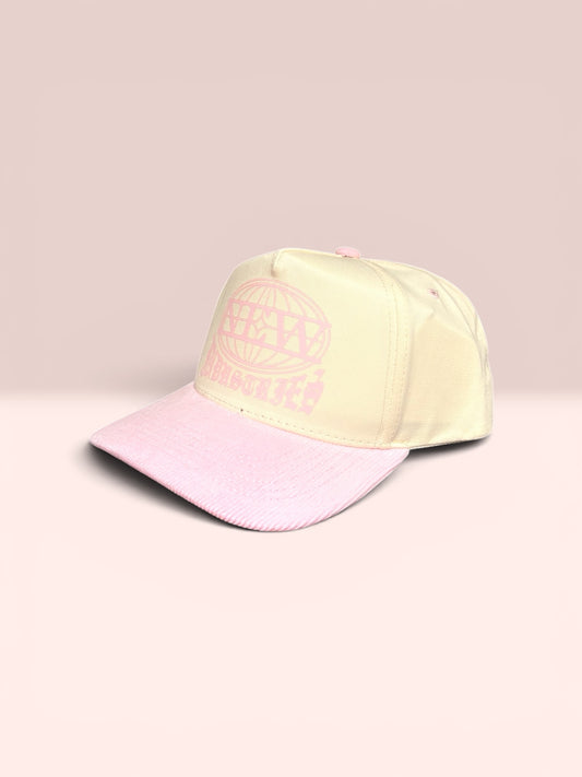Globe series hat (Pink Champagne)